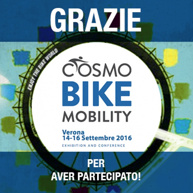 Cosmobike Mobility 2016: ringraziamo tutti coloro che hanno assistito al convegno.