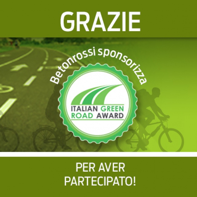 Ecco i vincitori della 3° Edizione dell'Italian Green Road Awards.